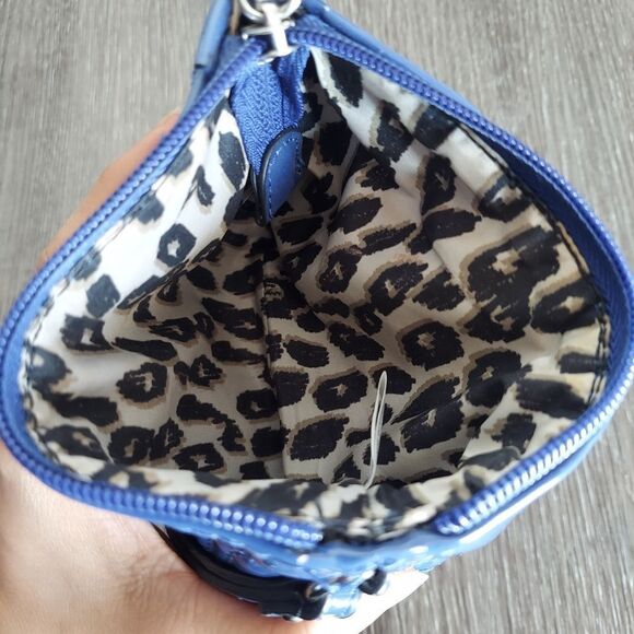 Nine West Royal Blue Quilted Wristlet - Picture 4 of 6